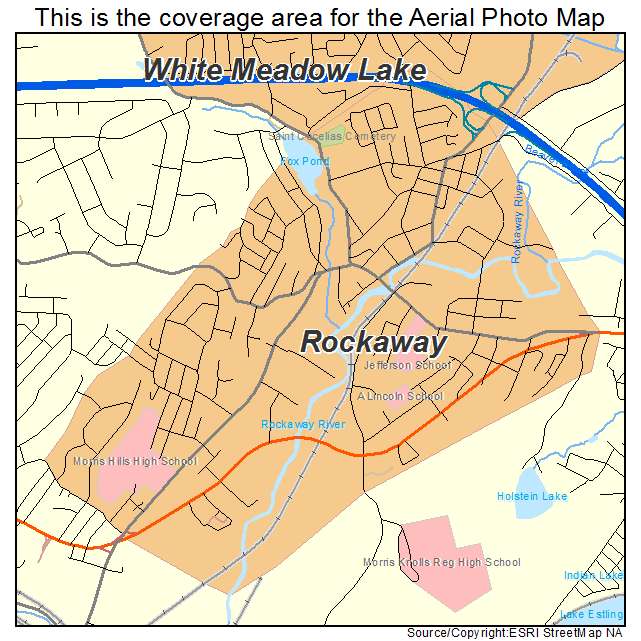 Rockaway, NJ location map 