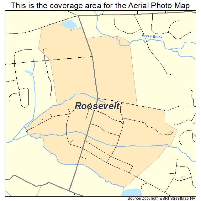 Roosevelt, NJ location map 