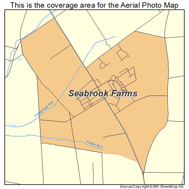 Seabrook Farms, NJ location map 