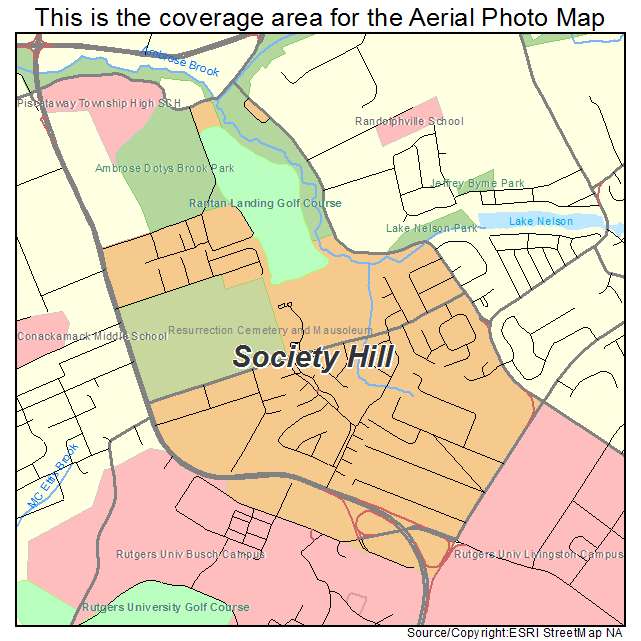 Society Hill, NJ location map 
