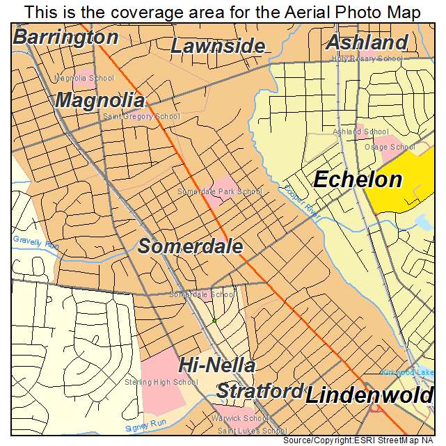 Somerdale, NJ location map 