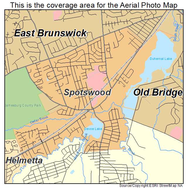 Spotswood, NJ location map 