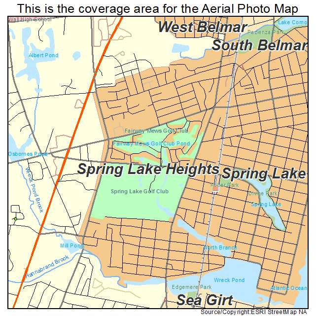 Spring Lake Heights, NJ location map 