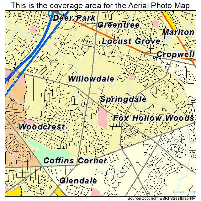 Springdale, NJ location map 
