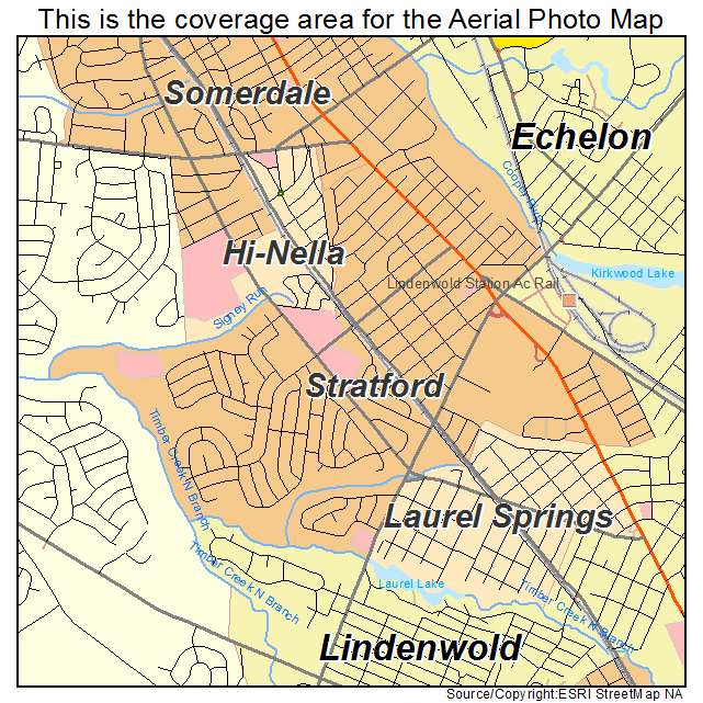 Stratford, NJ location map 