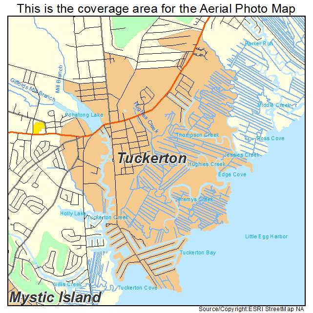 Tuckerton, NJ location map 