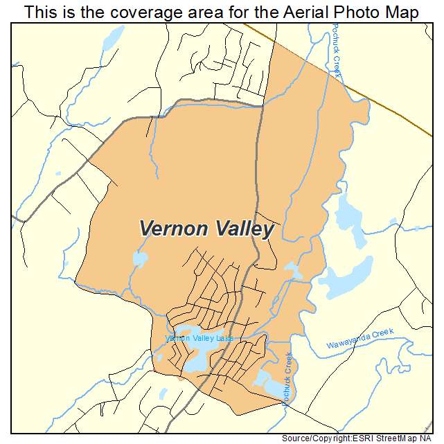 Vernon Valley, NJ location map 
