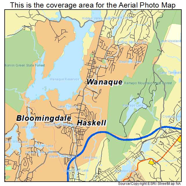 Wanaque, NJ location map 