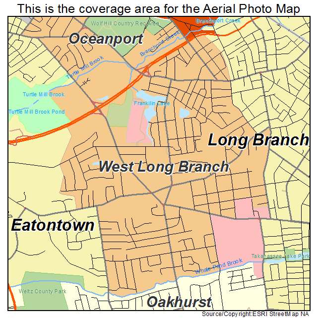 West Long Branch, NJ location map 