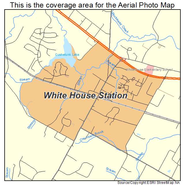 White House Station, NJ location map 