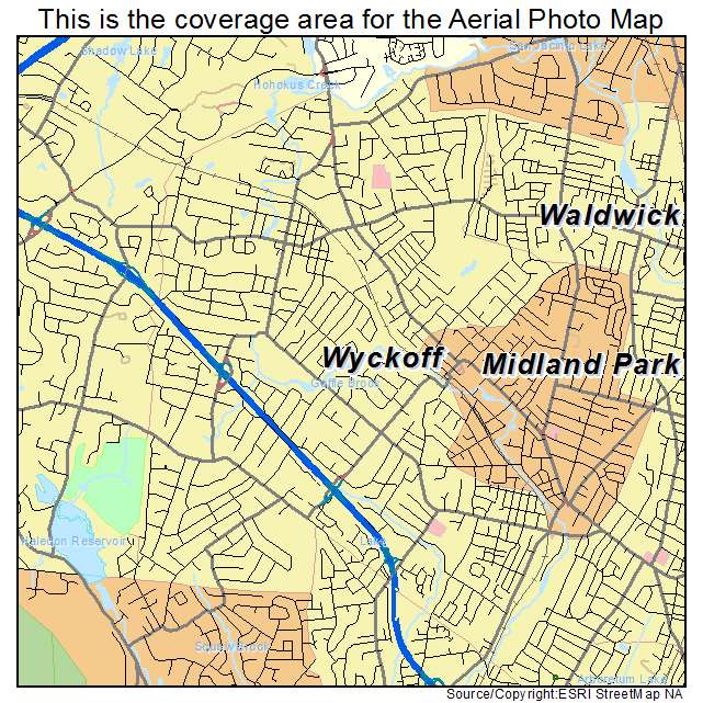 Wyckoff, NJ location map 