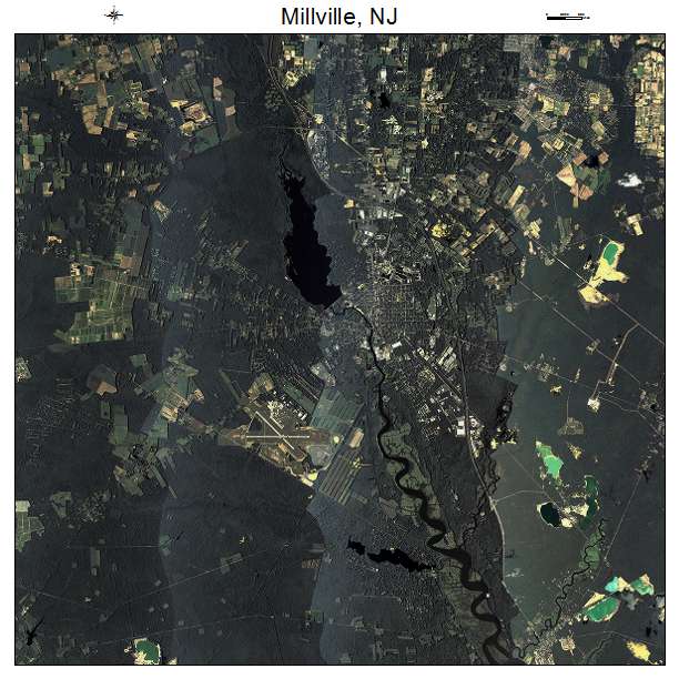 Millville, NJ air photo map