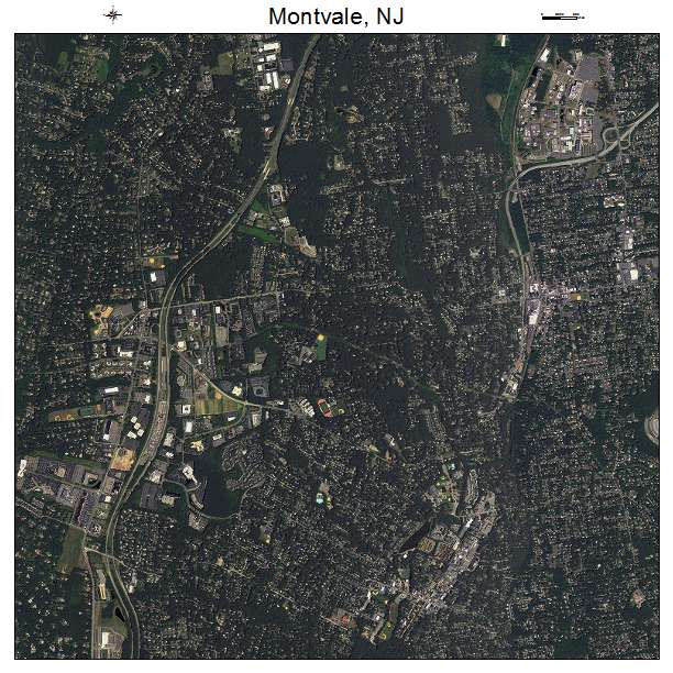 Montvale, NJ air photo map