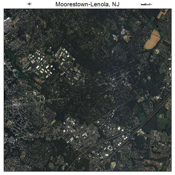 Moorestown Lenola, NJ air photo map