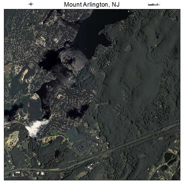 Mount Arlington, NJ air photo map
