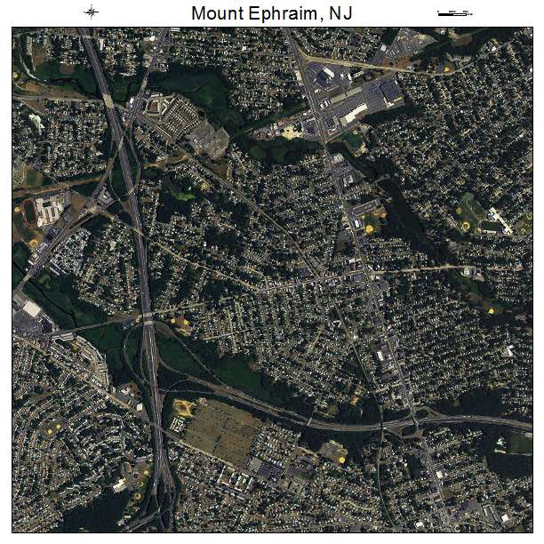 Mount Ephraim, NJ air photo map