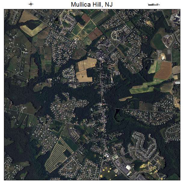 Mullica Hill, NJ air photo map