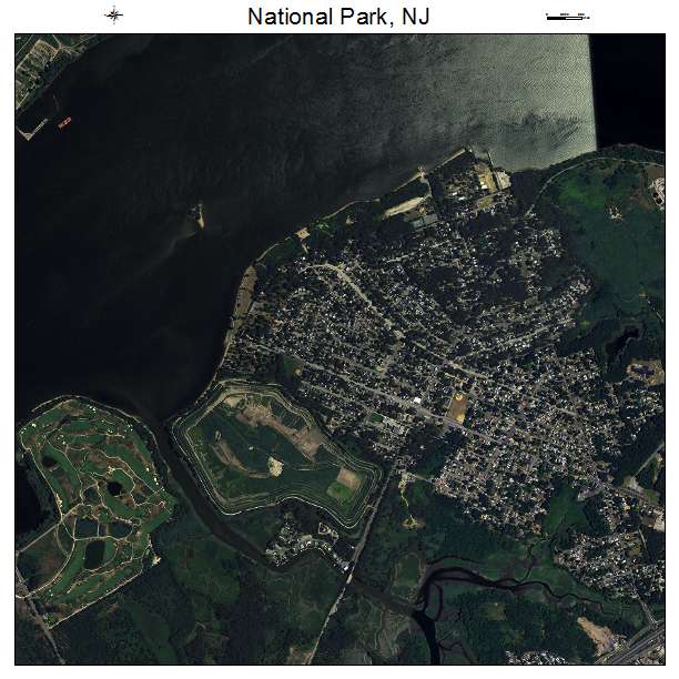 National Park, NJ air photo map