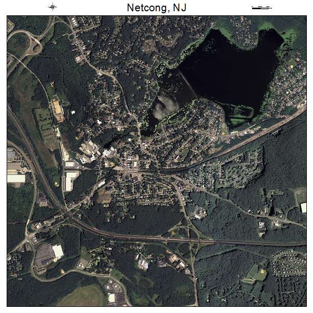 Netcong, NJ air photo map