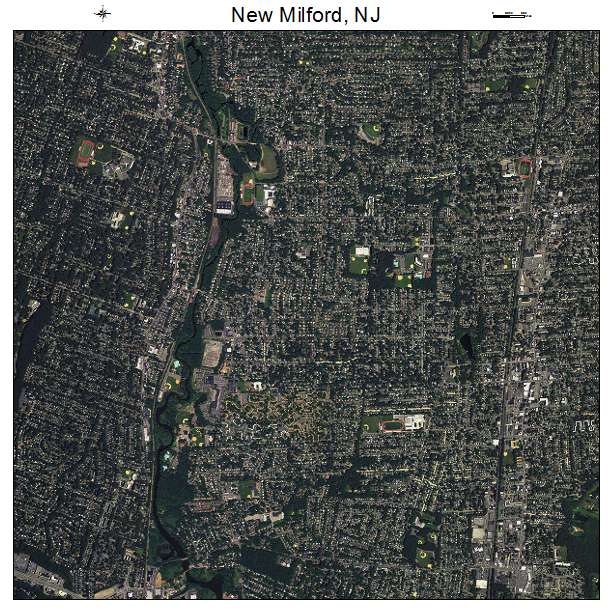 New Milford, NJ air photo map