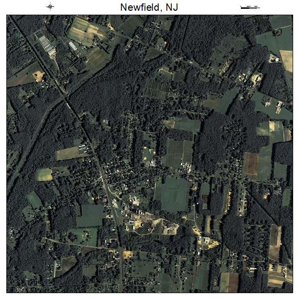 Newfield, NJ air photo map