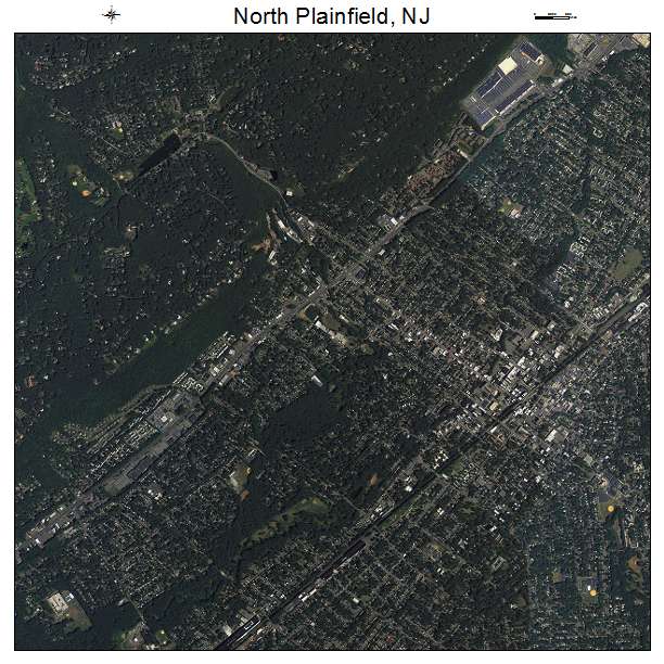 North Plainfield, NJ air photo map