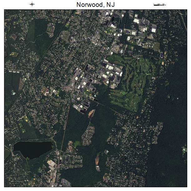 Norwood, NJ air photo map