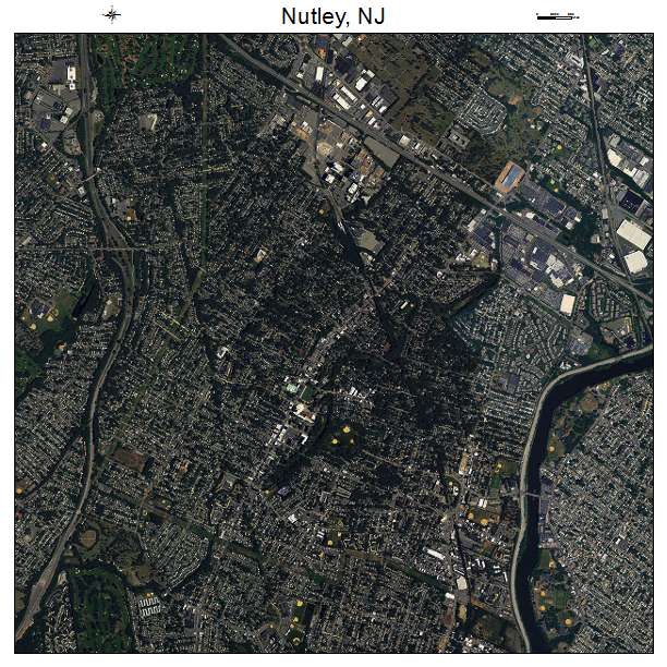 Nutley, NJ air photo map