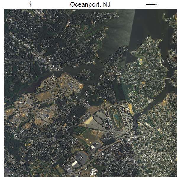 Oceanport, NJ air photo map