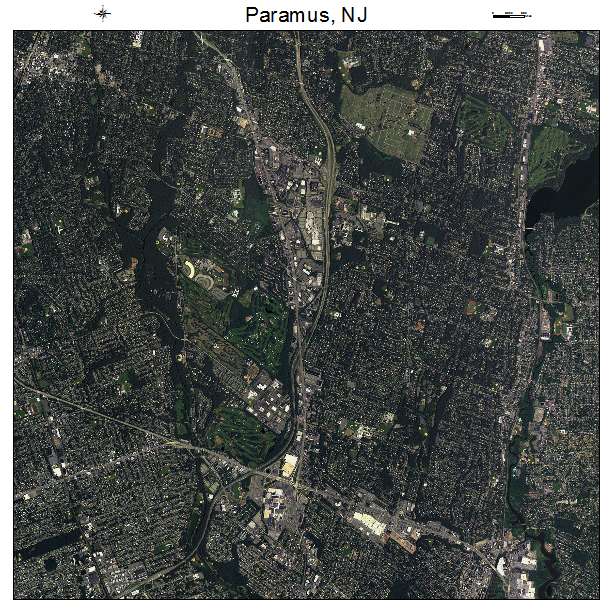 Paramus, NJ air photo map