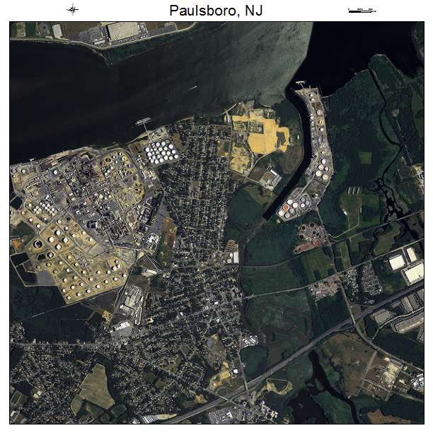 Paulsboro, NJ air photo map