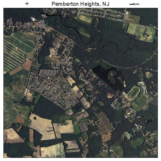 Pemberton Heights, NJ air photo map