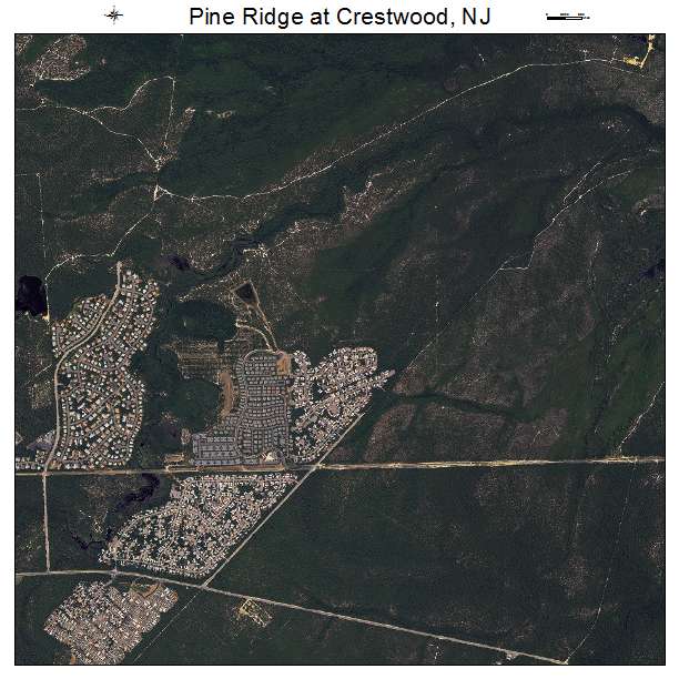 Aerial Photography Map Of Pine Ridge At Crestwood Nj New Jersey