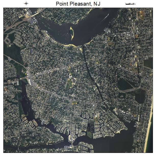 Point Pleasant, NJ air photo map