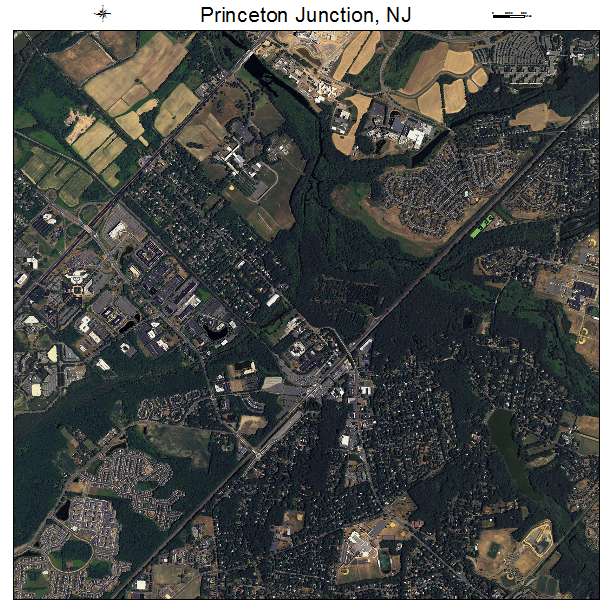 Princeton Junction, NJ air photo map