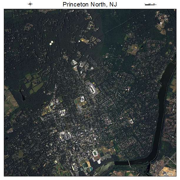 Princeton North, NJ air photo map