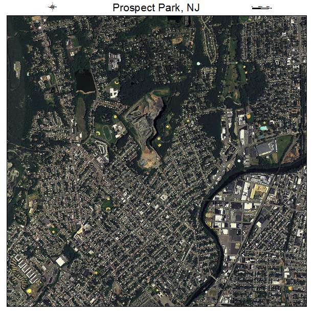 Prospect Park, NJ air photo map