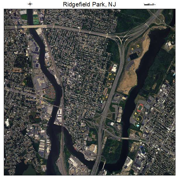 Ridgefield Park, NJ air photo map