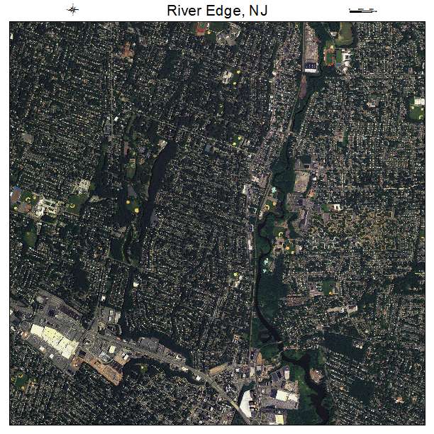 River Edge, NJ air photo map