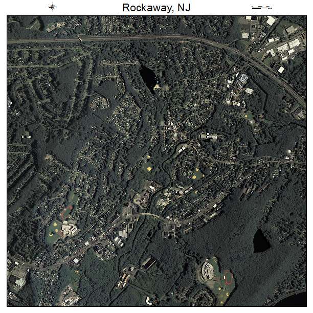 Rockaway, NJ air photo map