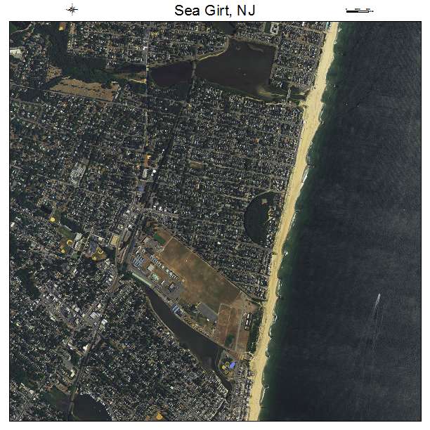 Sea Girt, NJ air photo map
