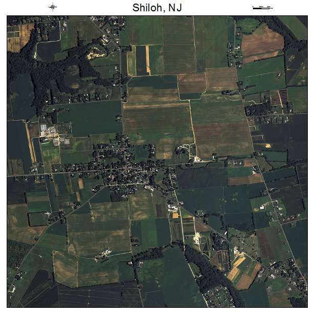 Shiloh, NJ air photo map