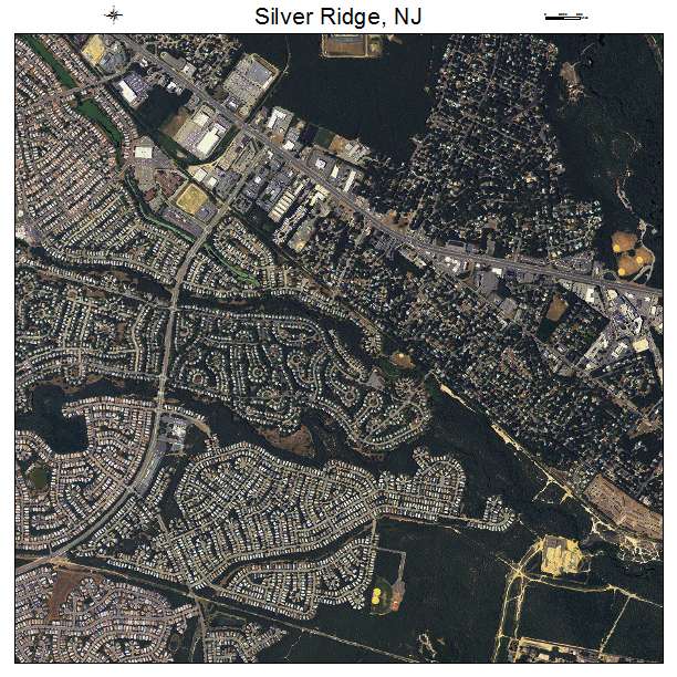 Silver Ridge, NJ air photo map