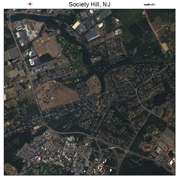 Society Hill, NJ air photo map