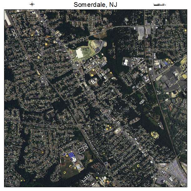 Somerdale, NJ air photo map