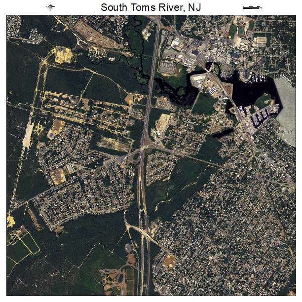 South Toms River, NJ air photo map