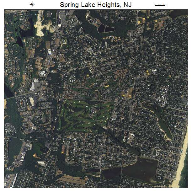 Spring Lake Heights, NJ air photo map