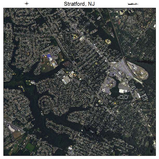 Stratford, NJ air photo map