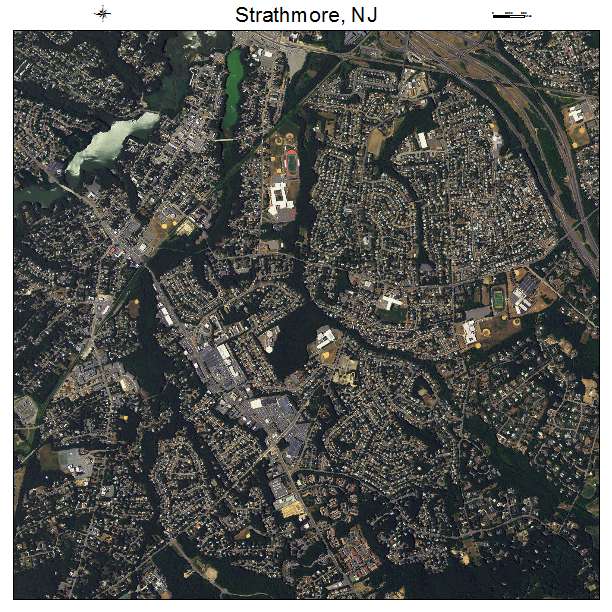 Strathmore, NJ air photo map