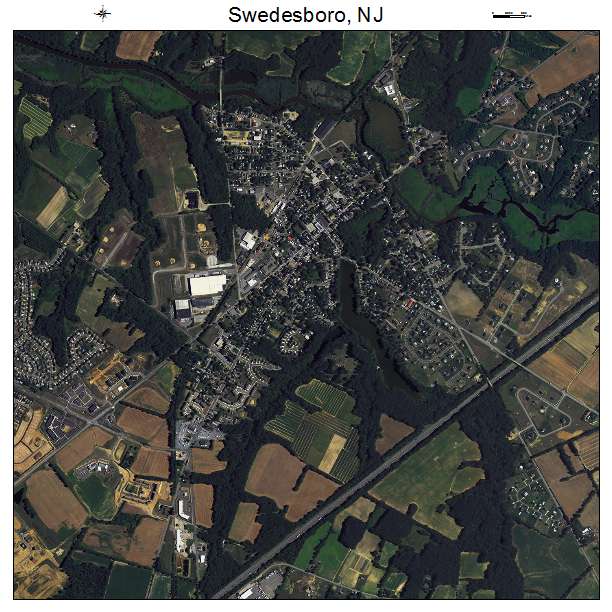 Swedesboro, NJ air photo map